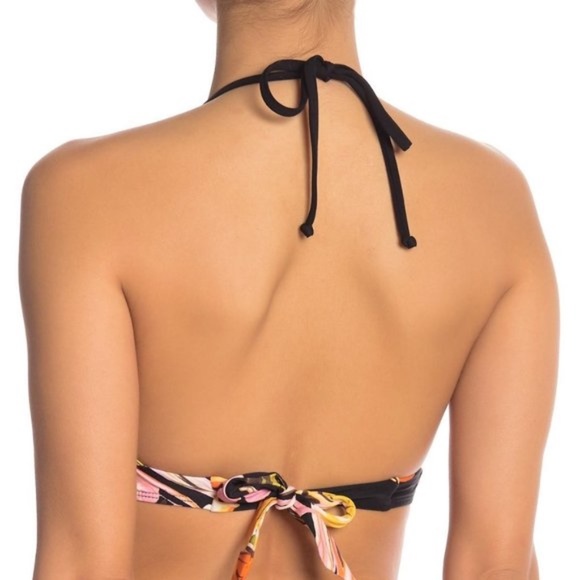 Robin Piccone Mila Triangle Floral Print Bikini Top - Picture 2 of 6